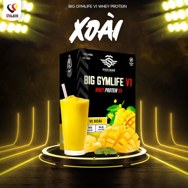 Big Gymlife V1 Whey Protein Mango Flavor Supplement