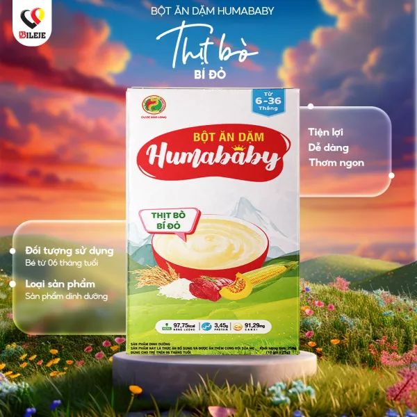 Humababy Beef and Pumpkin Baby Food Powder