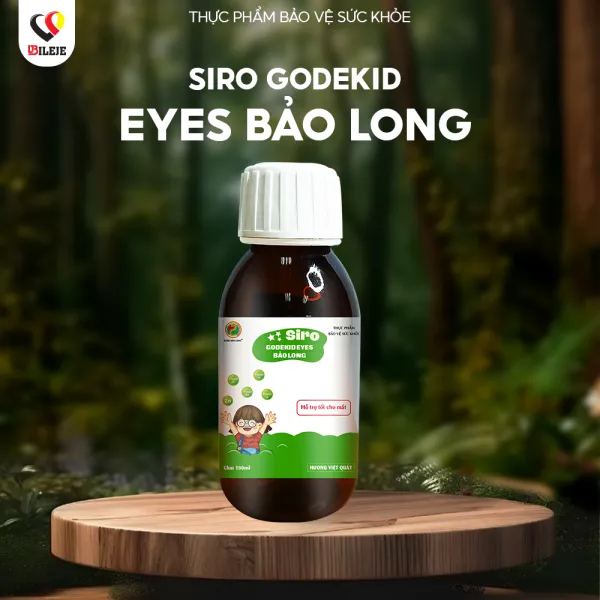 Health supplement:  GODEKID EYES BAO LONG SYRUP