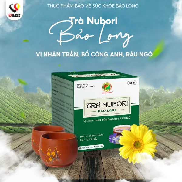 Trà Nubori Bảo Long vị nhân trần, bồ công anh, râu ngô